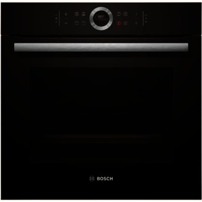 Bosch Serie 8 HBG634BB1B Built In Single Oven in Black Bosch Serie 8 HBG634BB1B Built In Single Oven in Black